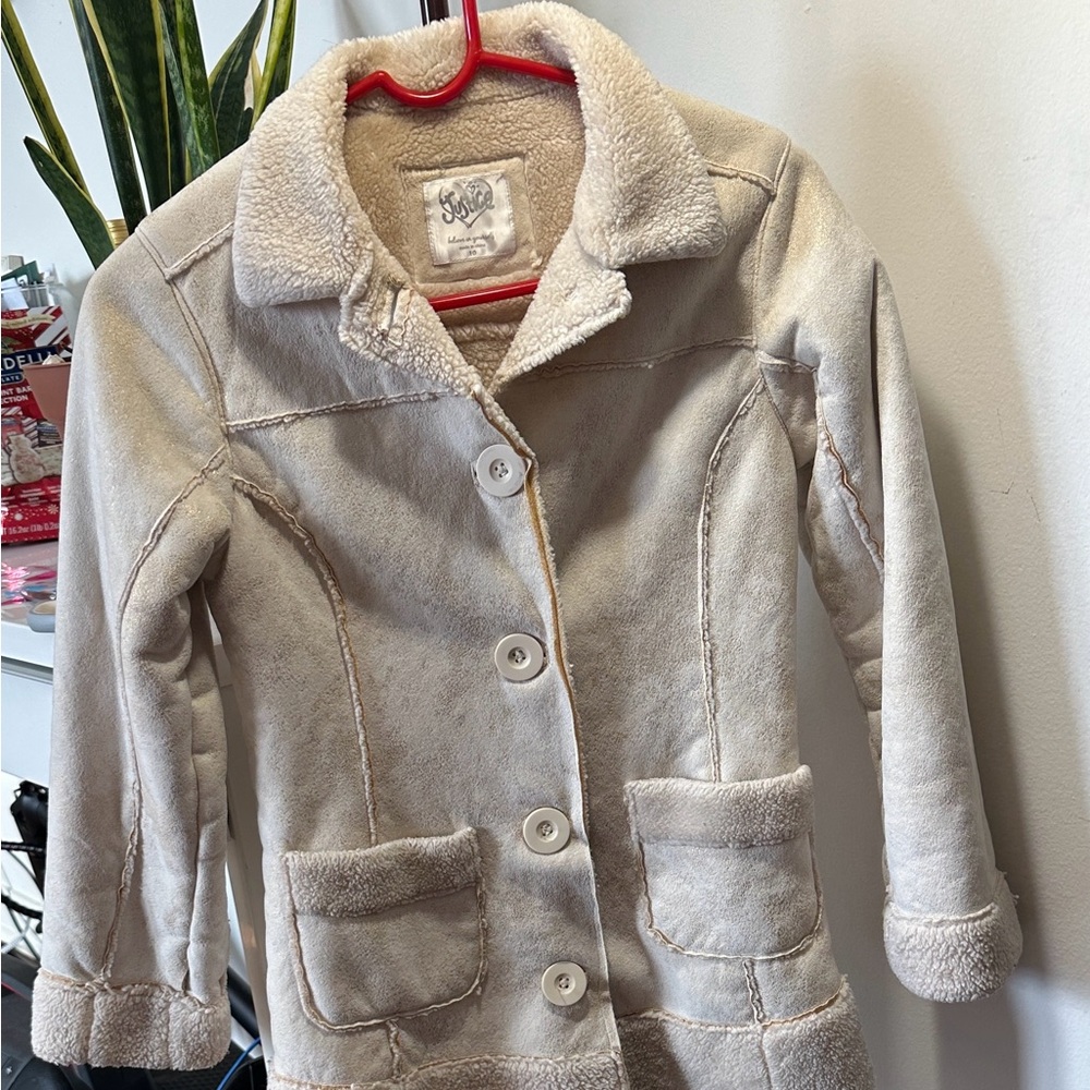 Justice Cream Fleece Jacket